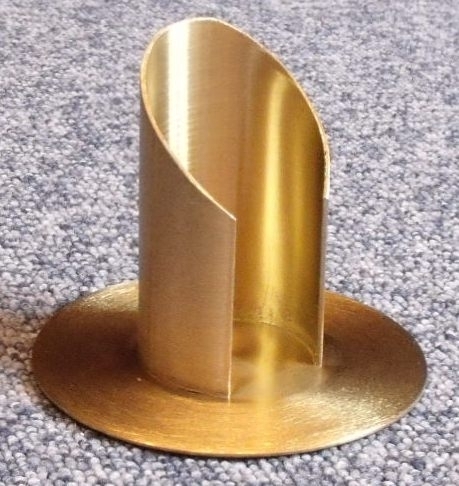 Mega-Leuchter, gold matt, offen, 4 cm