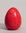 Würfelwachskerze Ei, klein, rot
